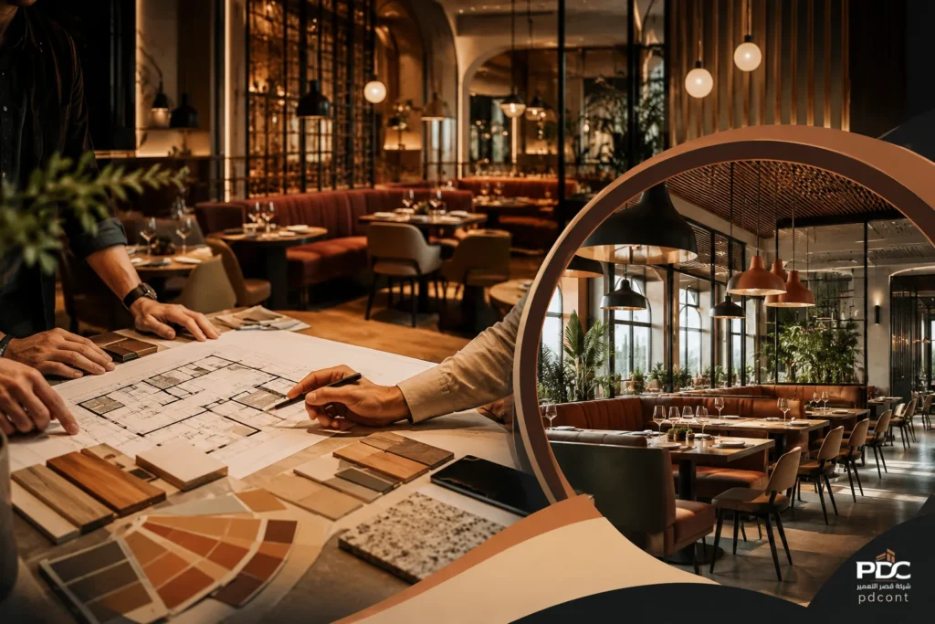 أهمية الاستعانة بفريق مختص في تصميم وتنفيذ ديكور المطاعم