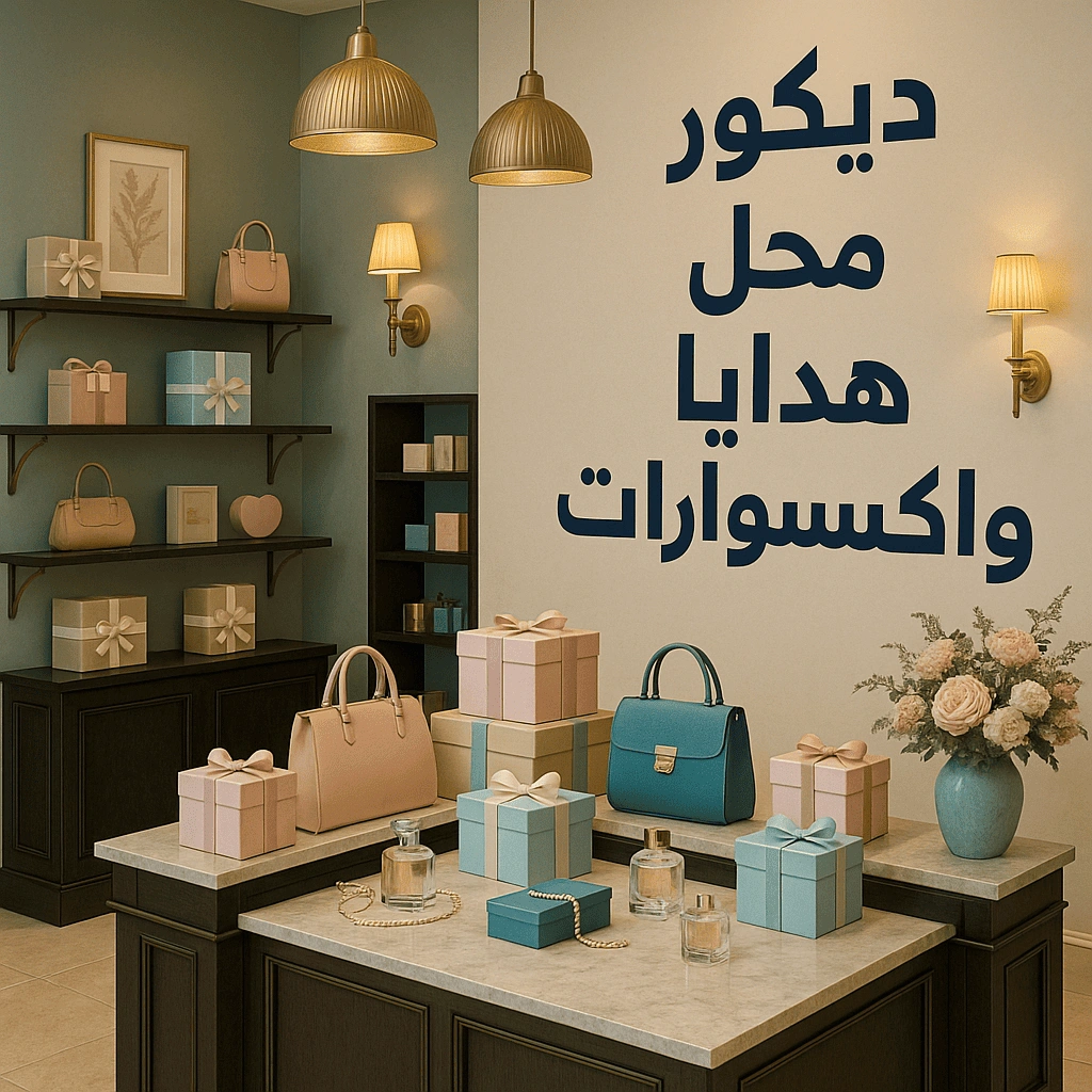 ديكور محل هدايا واكسسوارات