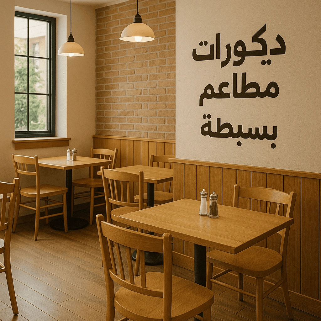 ديكورات مطاعم بسيطة