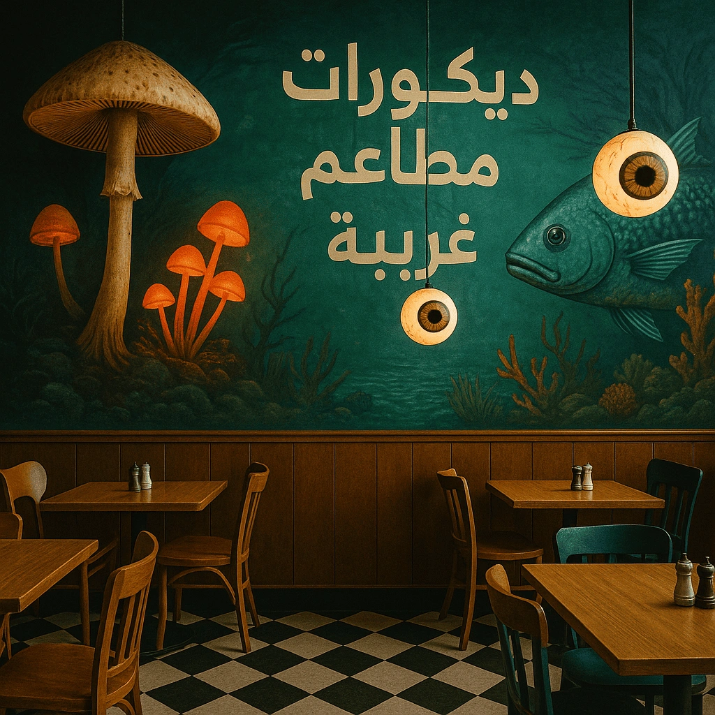 ديكورات مطاعم غريبه