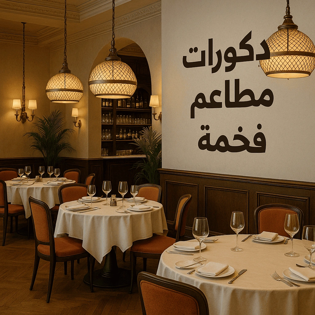 ديكورات مطاعم فخمة
