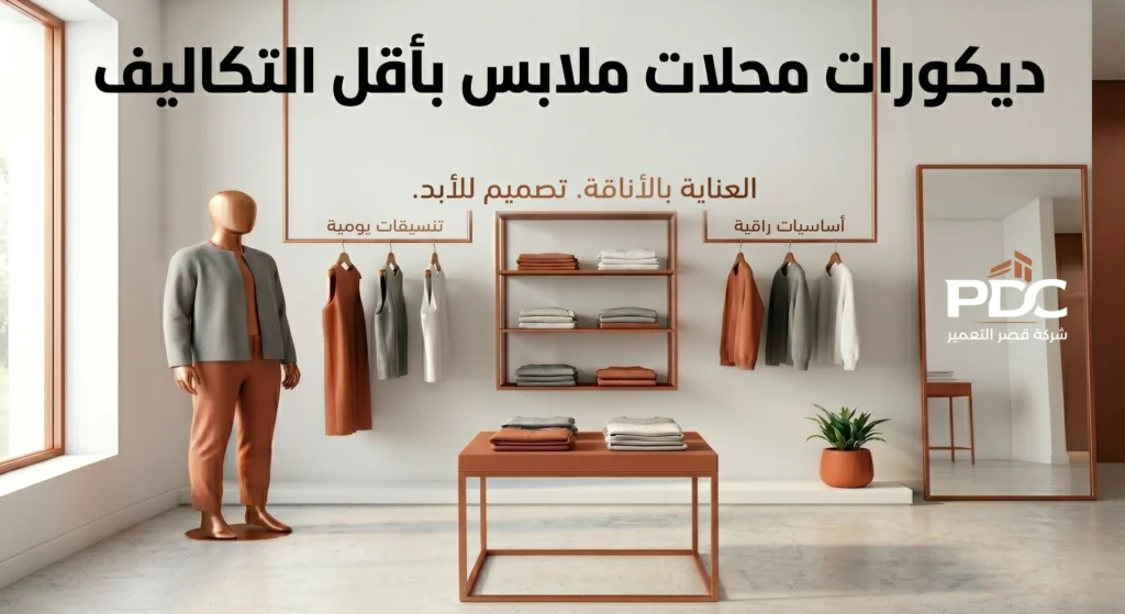 ديكورات محلات ملابس بأقل التكاليف