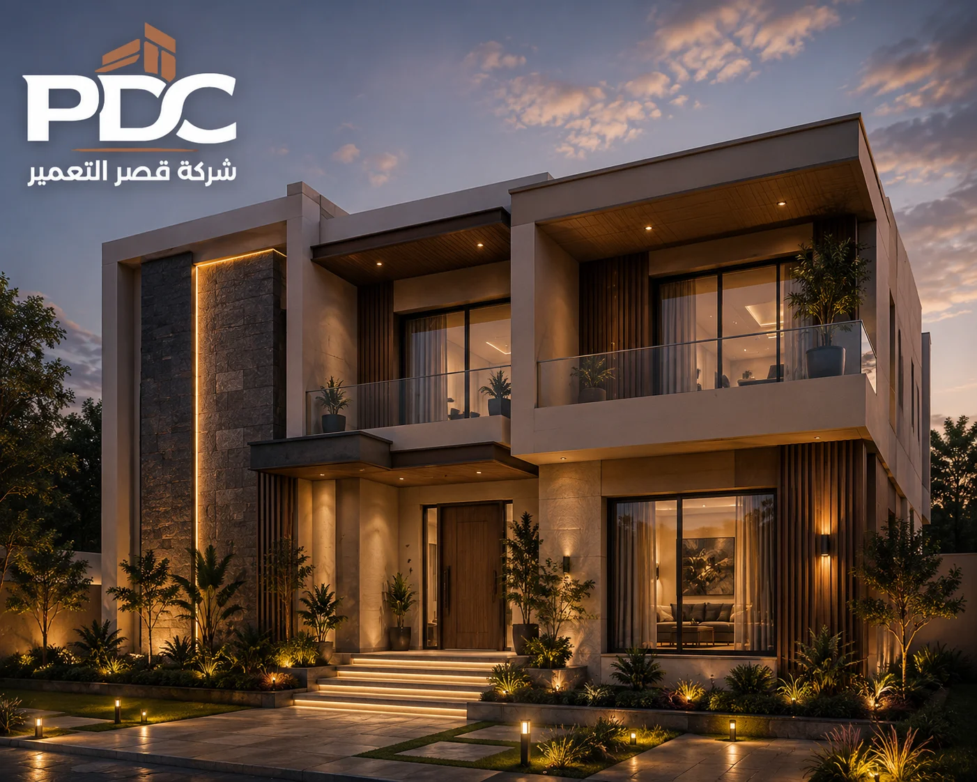 تصاميم فلل دورين من الداخل والخارج قمة الإبداع في التصميم العصري