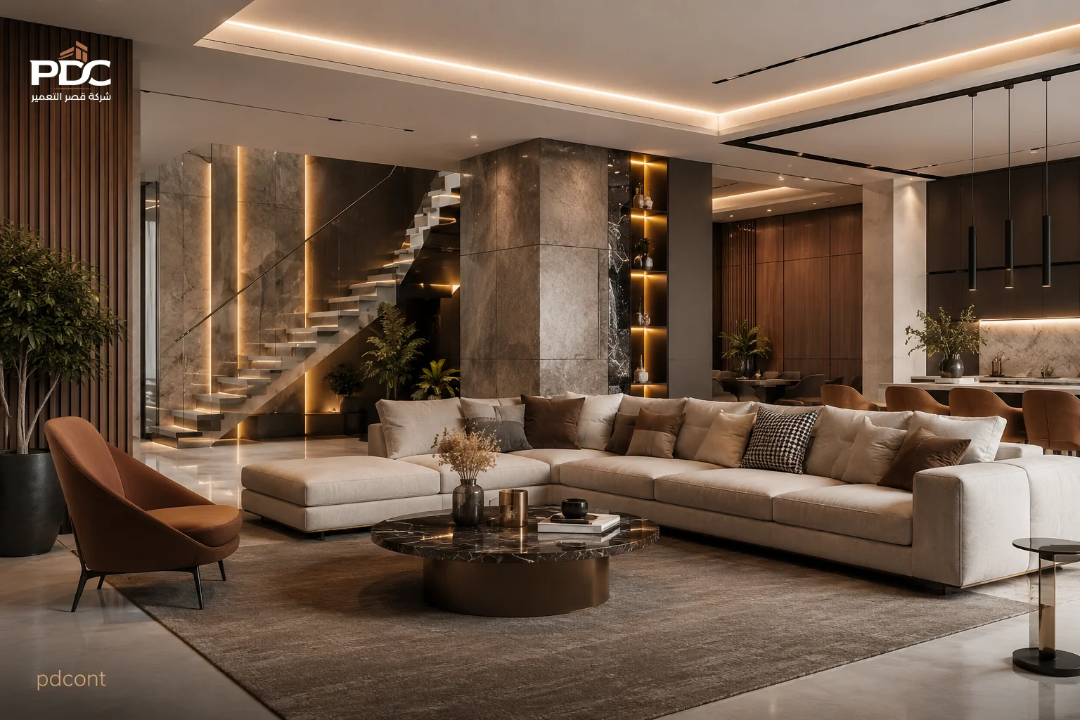 تصميم وتنفيذ ديكور داخلي
