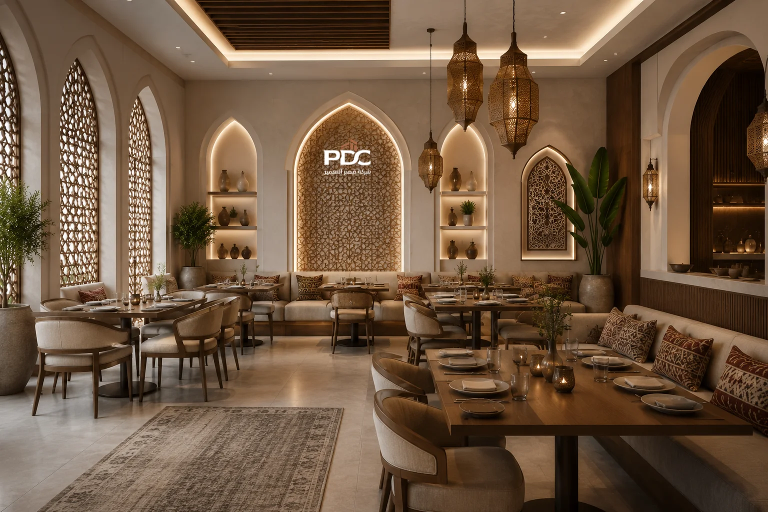 ديكورات مطاعم عربية